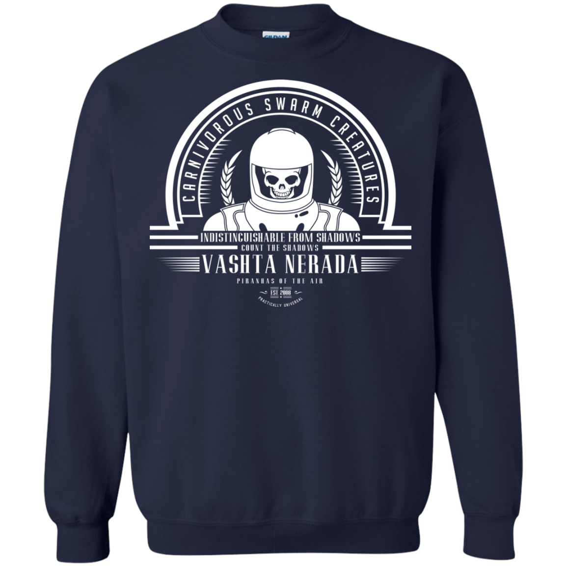 Sweatshirts Navy / Small Who Villains Vashta Nerada Crewneck Sweatshirt