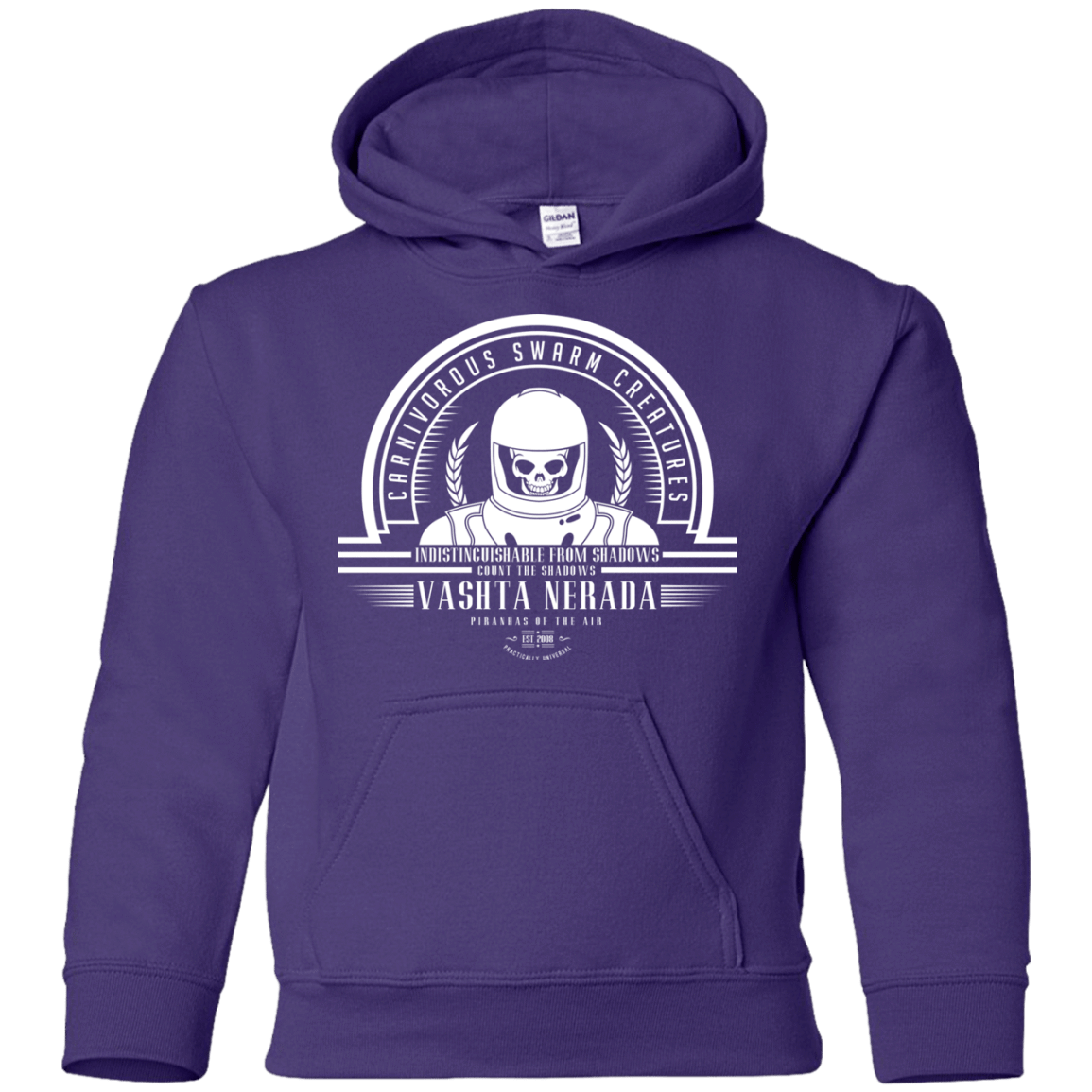 Sweatshirts Purple / YS Who Villains Vashta Nerada Youth Hoodie