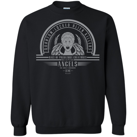 Sweatshirts Black / Small Who Villains Weeping Angels Crewneck Sweatshirt