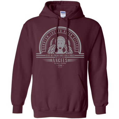 Sweatshirts Maroon / Small Who Villains Weeping Angels Pullover Hoodie