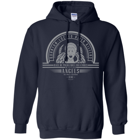 Sweatshirts Navy / Small Who Villains Weeping Angels Pullover Hoodie