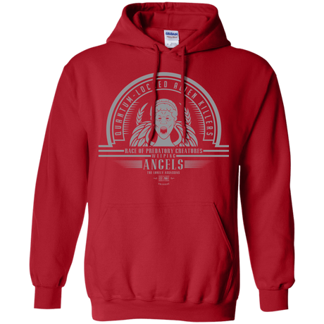 Sweatshirts Red / Small Who Villains Weeping Angels Pullover Hoodie