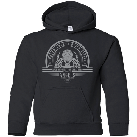 Sweatshirts Black / YS Who Villains Weeping Angels Youth Hoodie