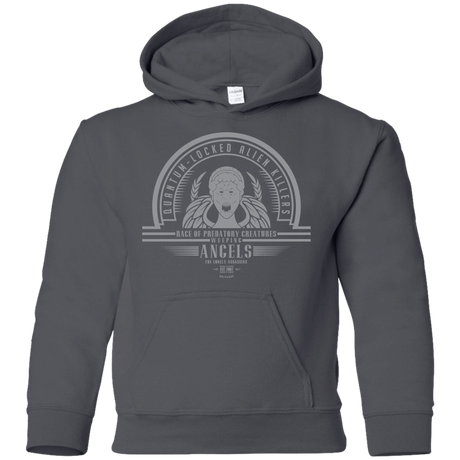 Sweatshirts Charcoal / YS Who Villains Weeping Angels Youth Hoodie