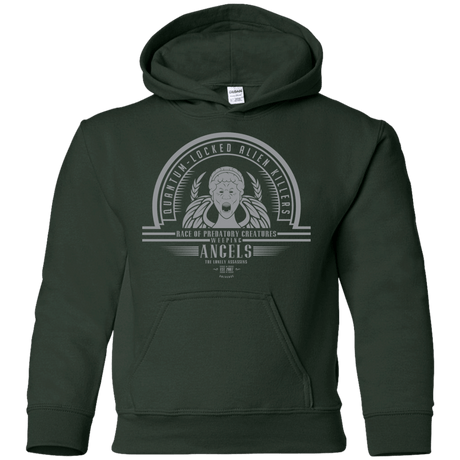 Sweatshirts Forest Green / YS Who Villains Weeping Angels Youth Hoodie