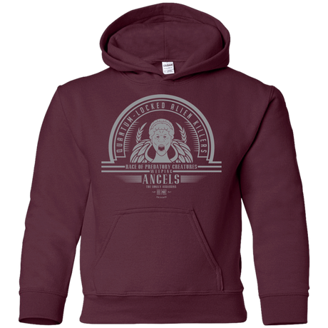 Sweatshirts Maroon / YS Who Villains Weeping Angels Youth Hoodie