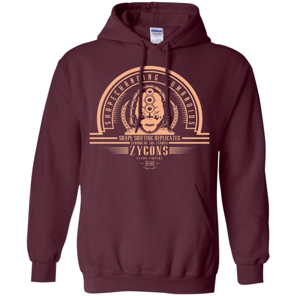 Sweatshirts Maroon / Small Who Villains Zygons Pullover Hoodie