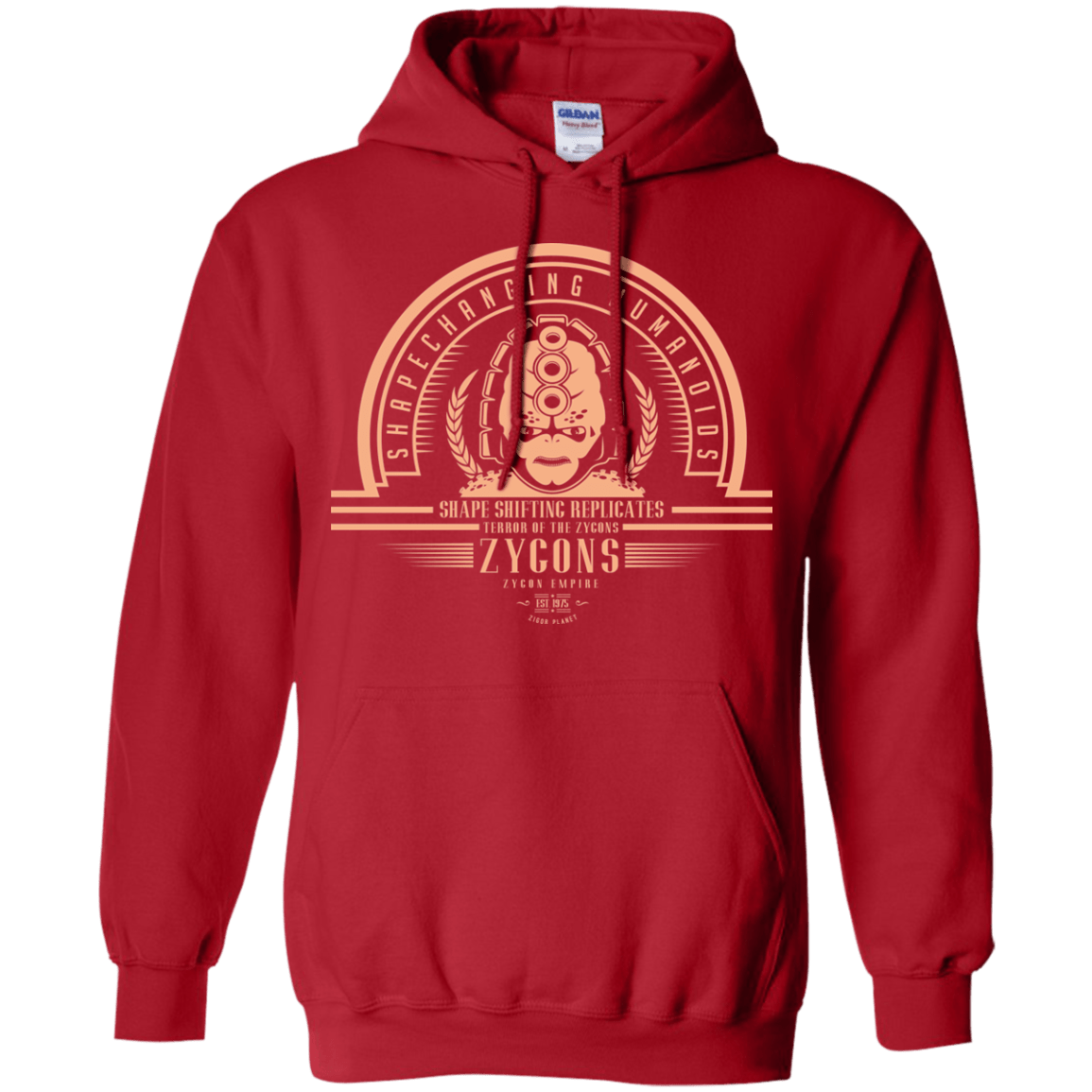 Sweatshirts Red / Small Who Villains Zygons Pullover Hoodie