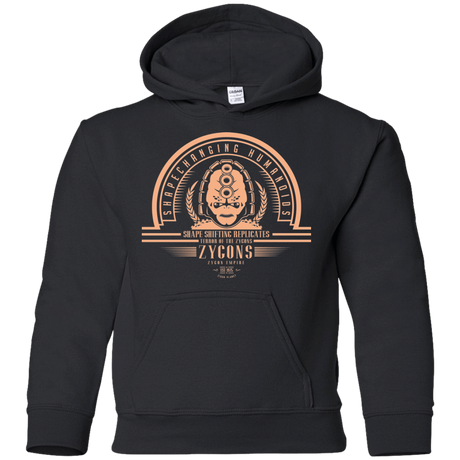 Sweatshirts Black / YS Who Villains Zygons Youth Hoodie