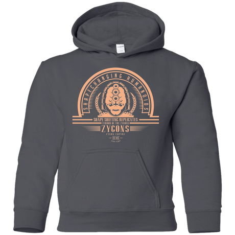 Sweatshirts Charcoal / YS Who Villains Zygons Youth Hoodie