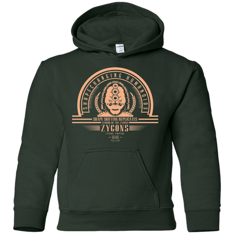Sweatshirts Forest Green / YS Who Villains Zygons Youth Hoodie