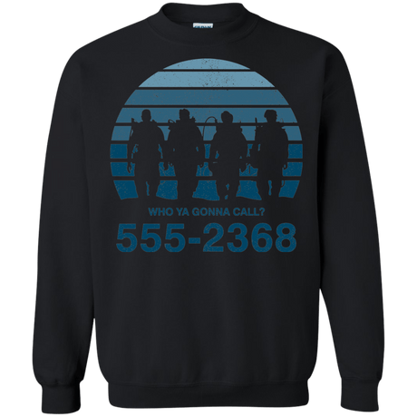 Sweatshirts Black / Small Who Ya Gonna Call Crewneck Sweatshirt