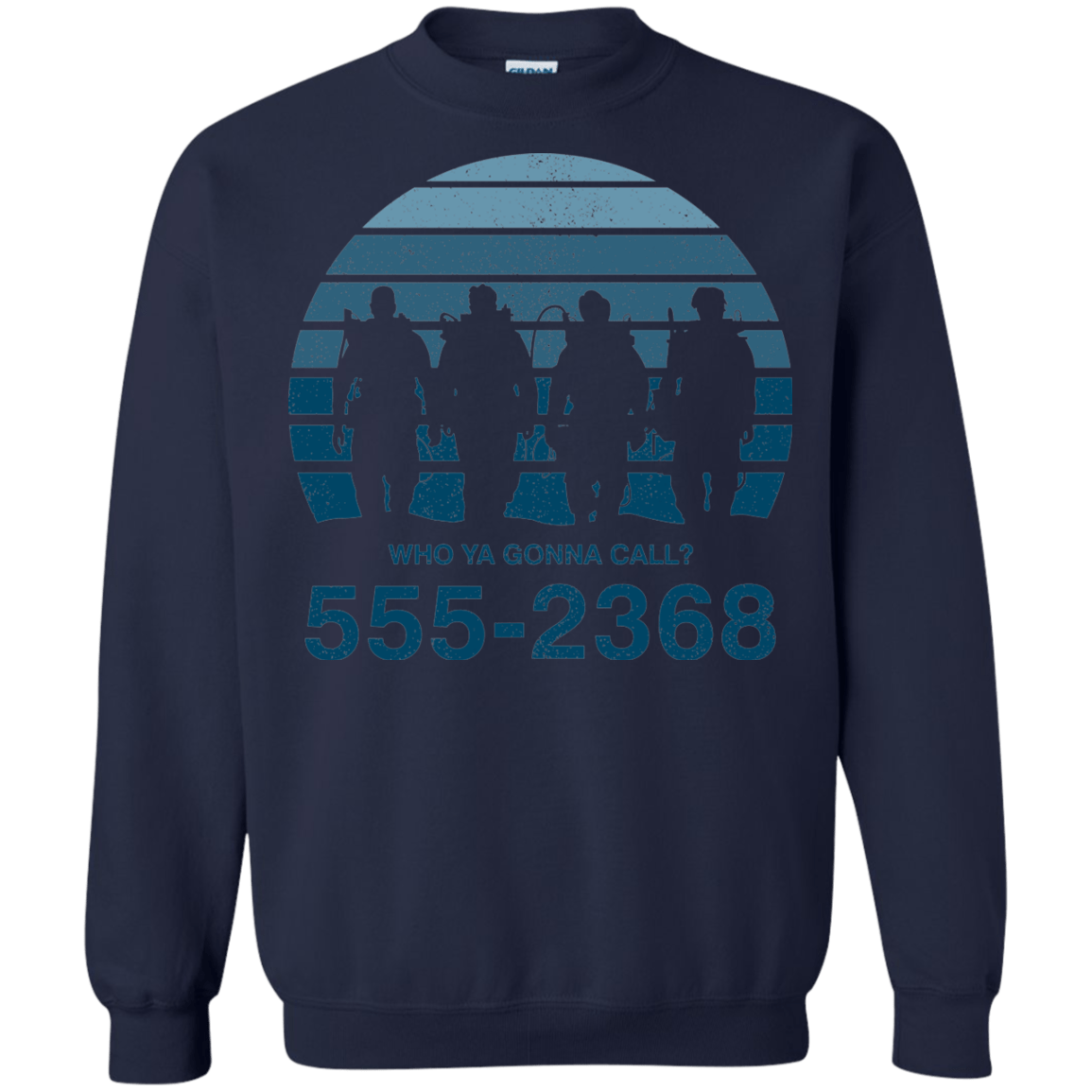Sweatshirts Navy / Small Who Ya Gonna Call Crewneck Sweatshirt