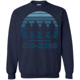 Sweatshirts Navy / Small Who Ya Gonna Call Crewneck Sweatshirt