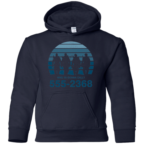 Sweatshirts Navy / YS Who Ya Gonna Call Youth Hoodie
