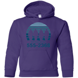 Sweatshirts Purple / YS Who Ya Gonna Call Youth Hoodie