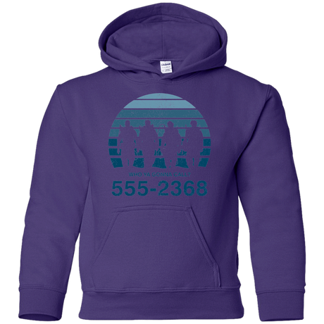 Sweatshirts Purple / YS Who Ya Gonna Call Youth Hoodie
