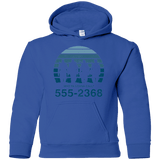 Sweatshirts Royal / YS Who Ya Gonna Call Youth Hoodie