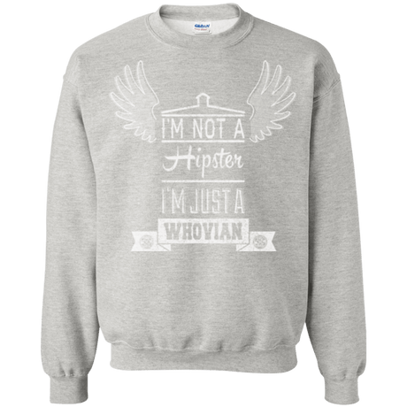 Sweatshirts Ash / Small Whovian Hipster Crewneck Sweatshirt
