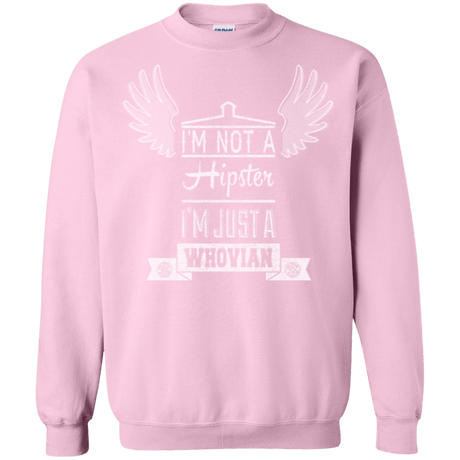 Sweatshirts Light Pink / Small Whovian Hipster Crewneck Sweatshirt