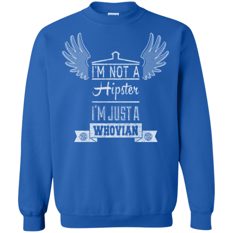 Sweatshirts Royal / Small Whovian Hipster Crewneck Sweatshirt