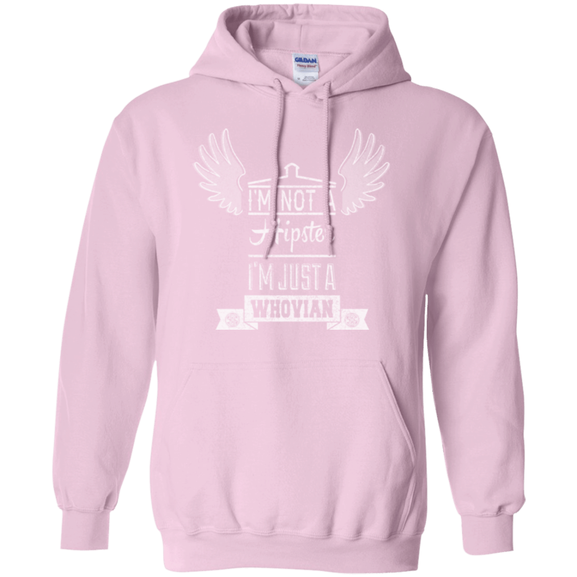 Sweatshirts Light Pink / Small Whovian Hipster Pullover Hoodie