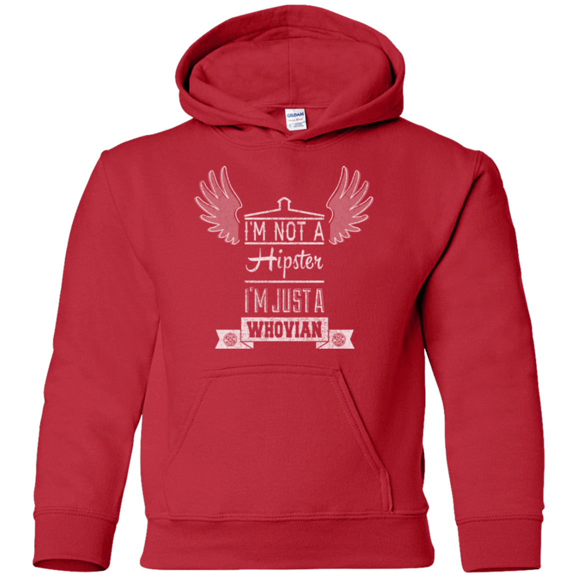 Sweatshirts Red / YS Whovian Hipster Youth Hoodie