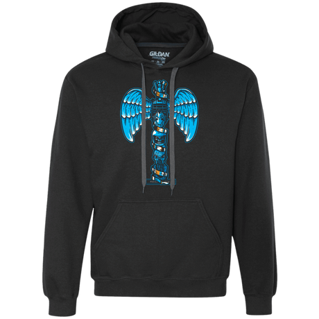 Sweatshirts Black / Small WHOVIAN TOTEM Premium Fleece Hoodie