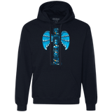 Sweatshirts Navy / Small WHOVIAN TOTEM Premium Fleece Hoodie