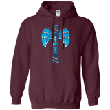 Sweatshirts Maroon / Small WHOVIAN TOTEM Pullover Hoodie
