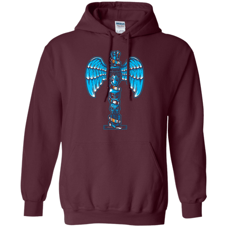 Sweatshirts Maroon / Small WHOVIAN TOTEM Pullover Hoodie