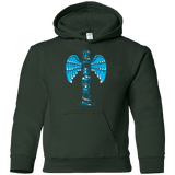 Sweatshirts Forest Green / YS WHOVIAN TOTEM Youth Hoodie