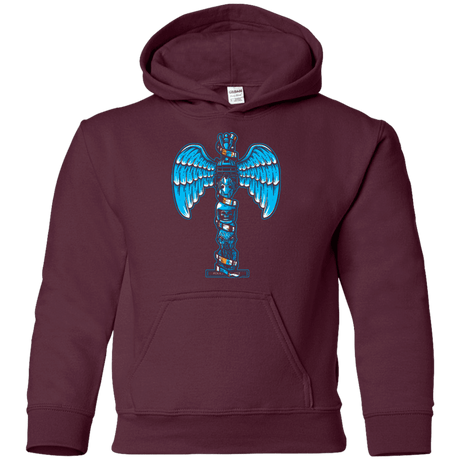 Sweatshirts Maroon / YS WHOVIAN TOTEM Youth Hoodie
