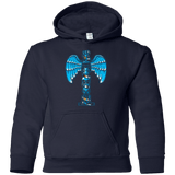 Sweatshirts Navy / YS WHOVIAN TOTEM Youth Hoodie