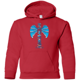Sweatshirts Red / YS WHOVIAN TOTEM Youth Hoodie