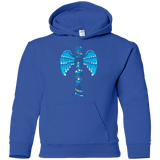 Sweatshirts Royal / YS WHOVIAN TOTEM Youth Hoodie