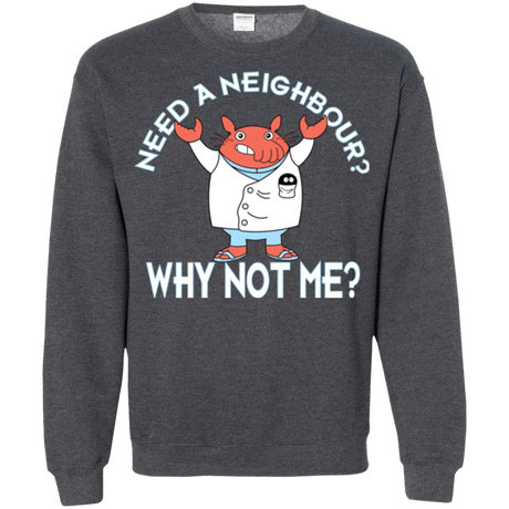 Sweatshirts Dark Heather / Small Why not me Crewneck Sweatshirt