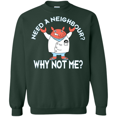Sweatshirts Forest Green / Small Why not me Crewneck Sweatshirt