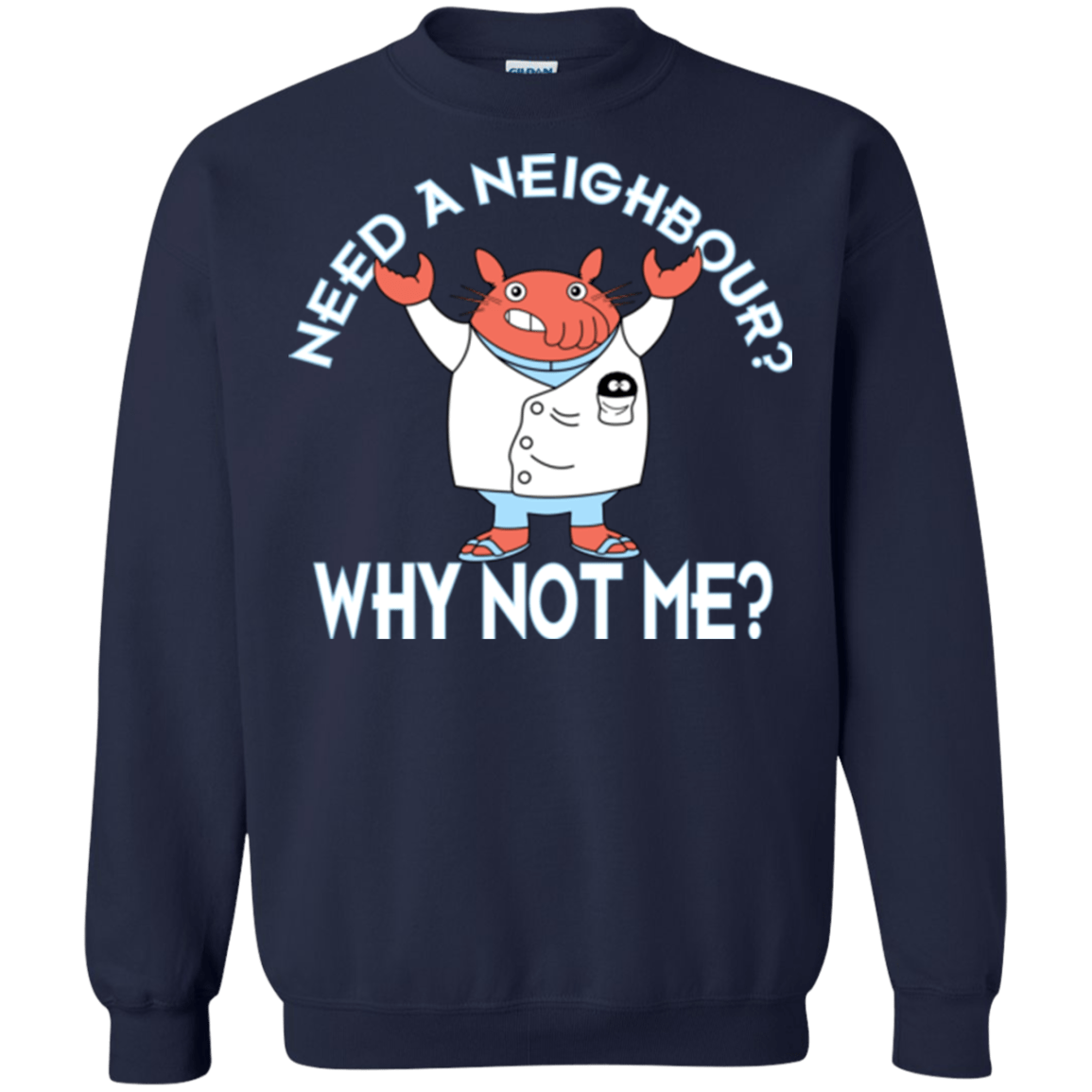 Sweatshirts Navy / Small Why not me Crewneck Sweatshirt