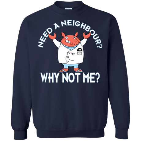 Sweatshirts Navy / Small Why not me Crewneck Sweatshirt