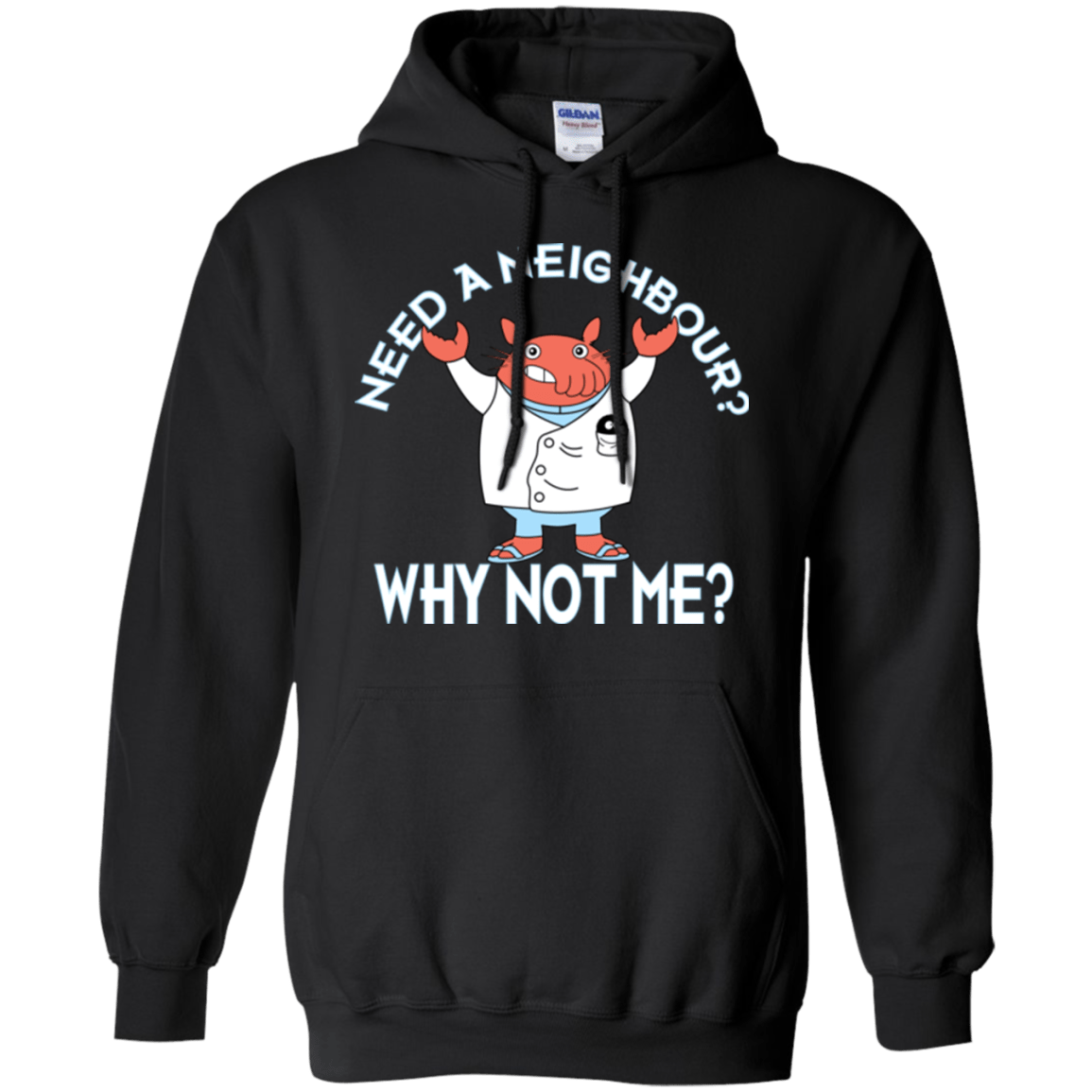 Sweatshirts Black / Small Why not me Pullover Hoodie