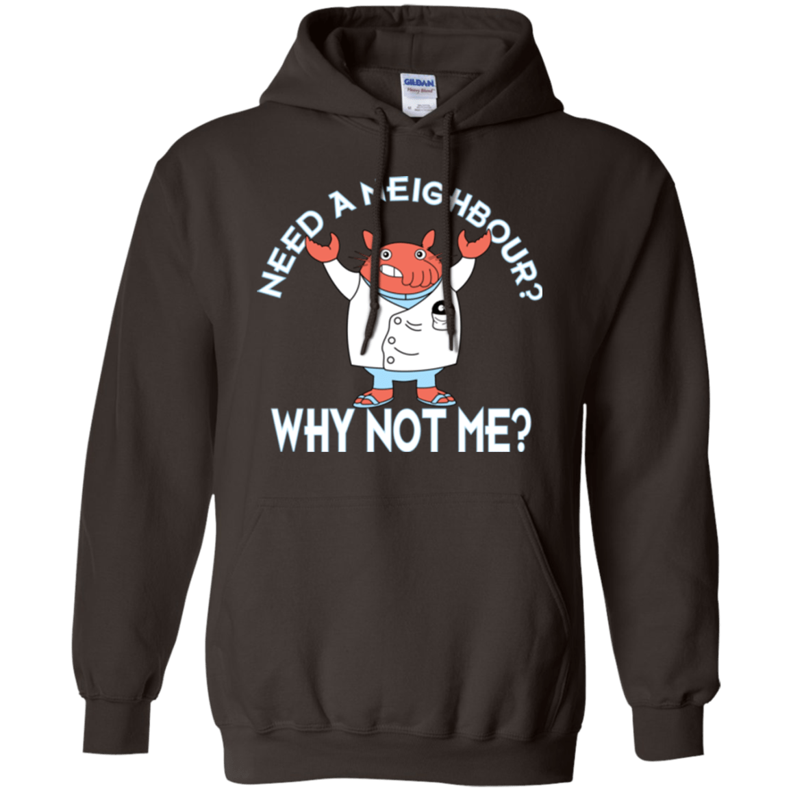 Sweatshirts Dark Chocolate / Small Why not me Pullover Hoodie