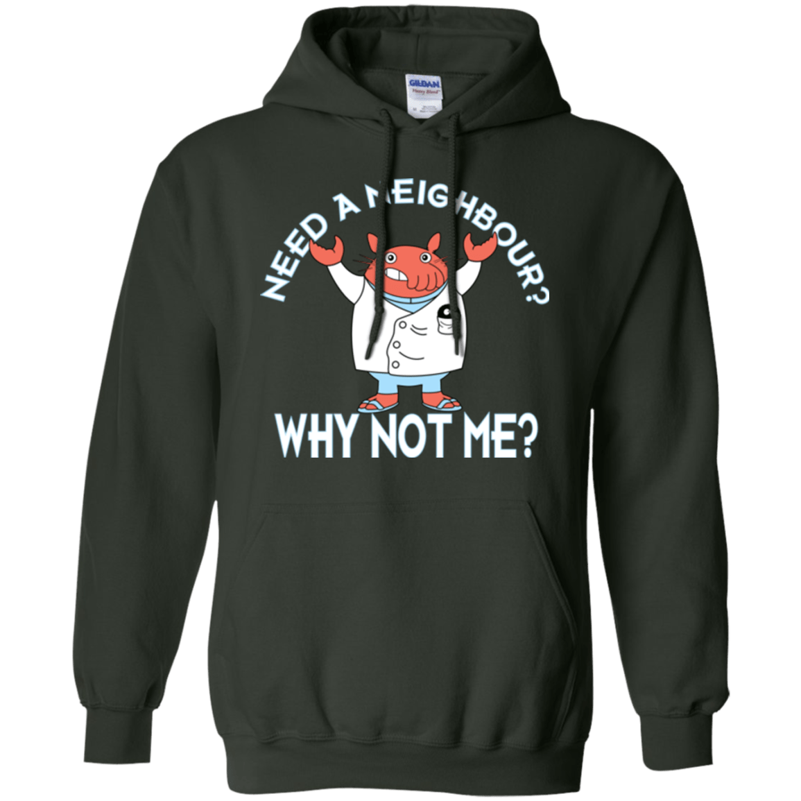 Sweatshirts Forest Green / Small Why not me Pullover Hoodie