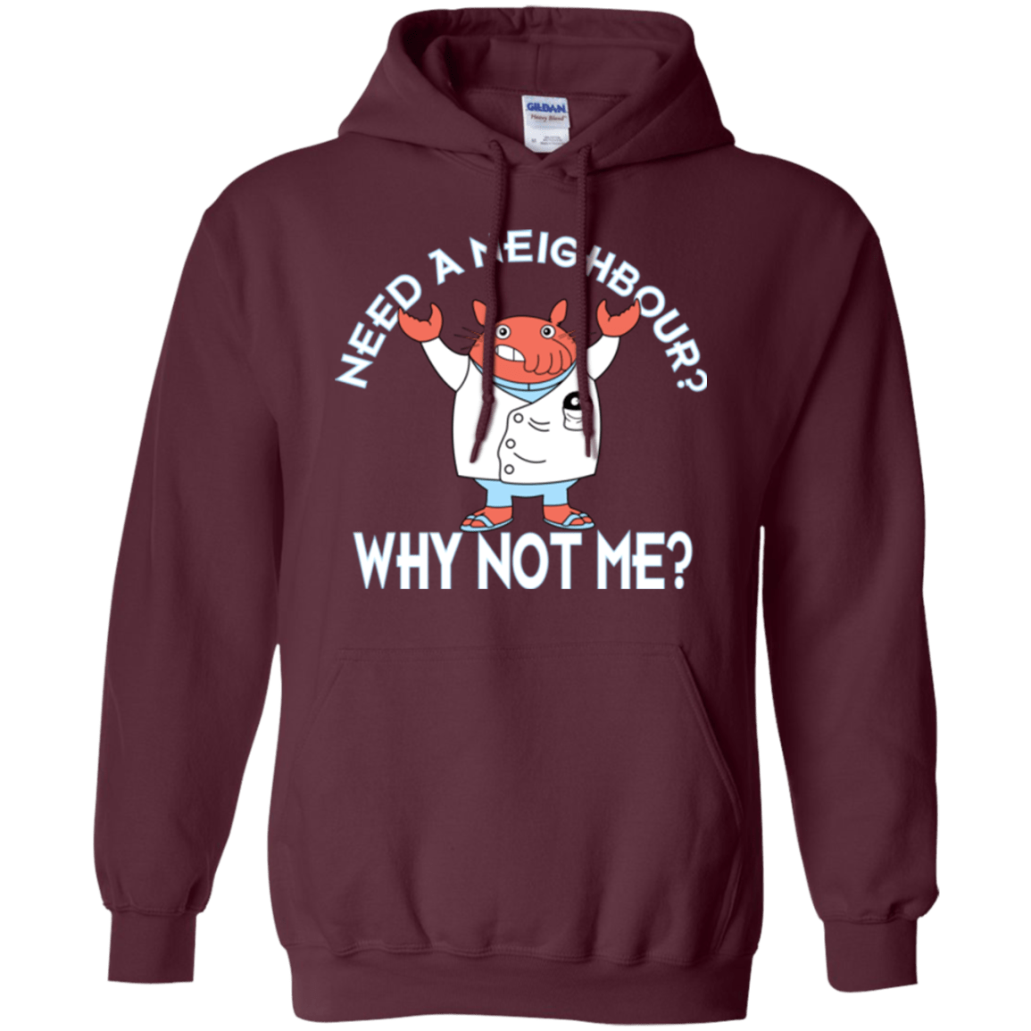 Sweatshirts Maroon / Small Why not me Pullover Hoodie