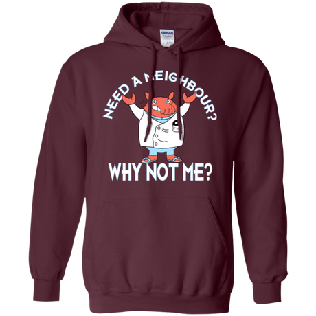 Sweatshirts Maroon / Small Why not me Pullover Hoodie