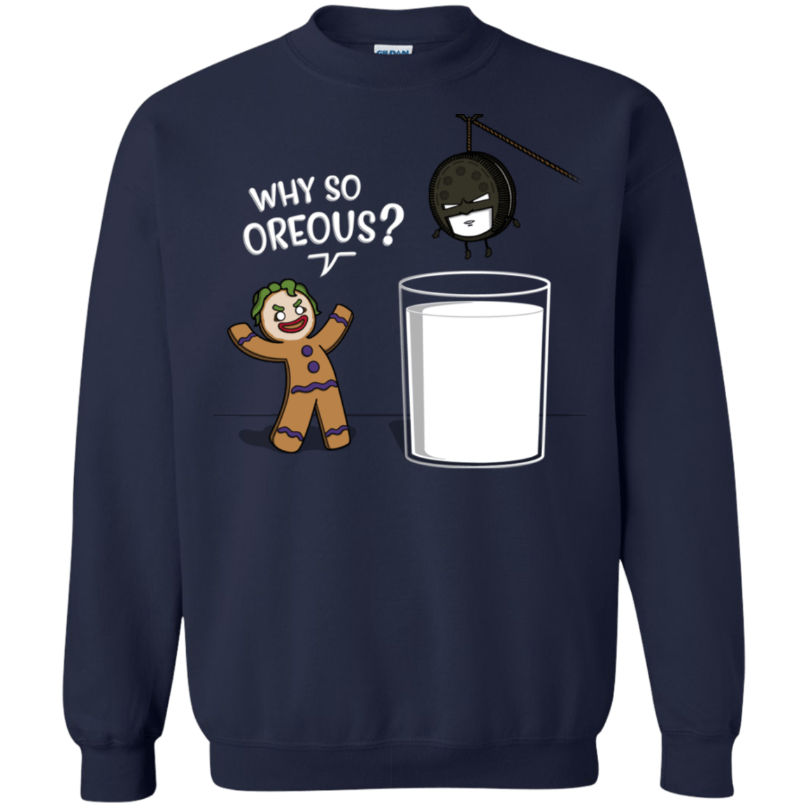 Sweatshirts Navy / S Why So Oreous Crewneck Sweatshirt