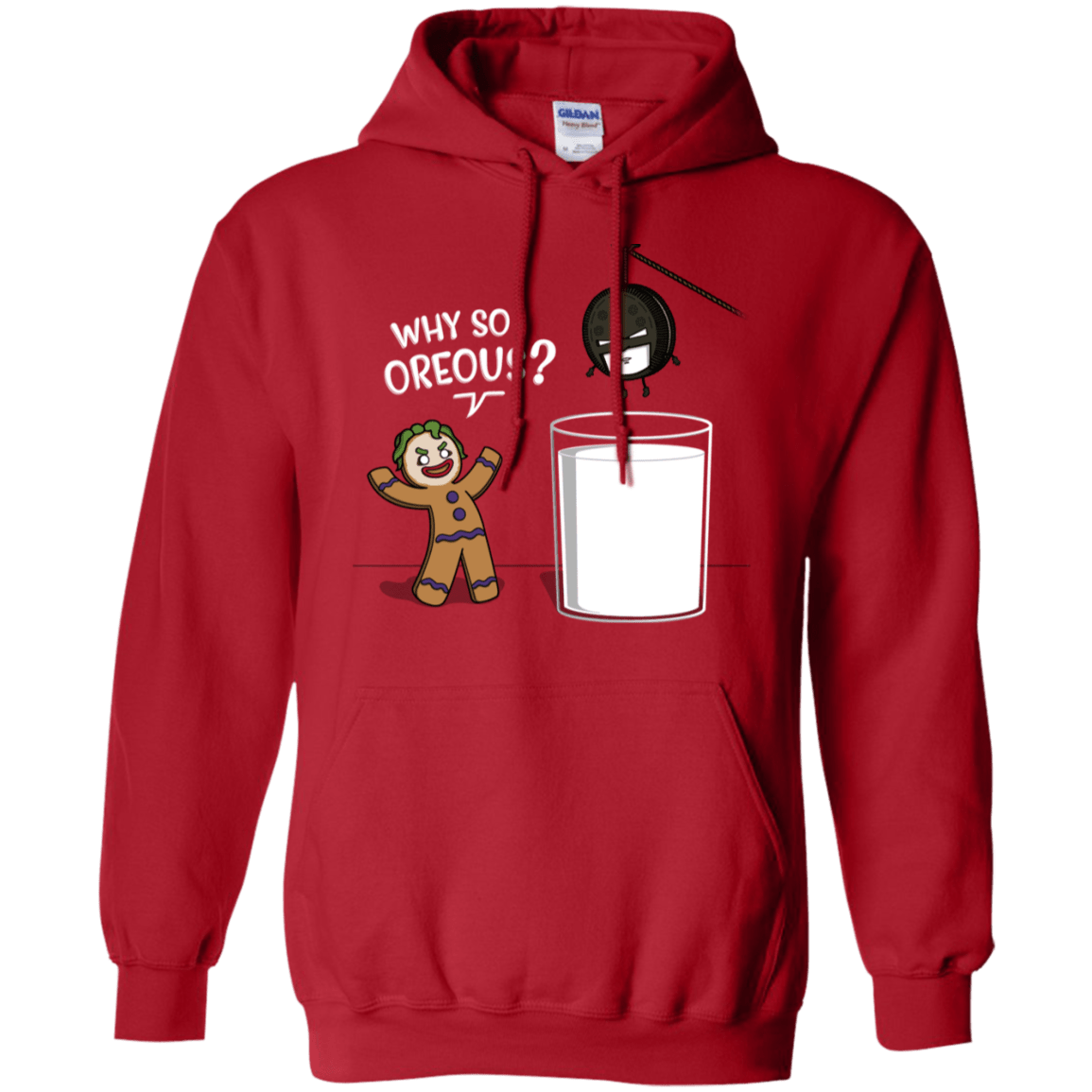 Sweatshirts Red / S Why So Oreous Pullover Hoodie