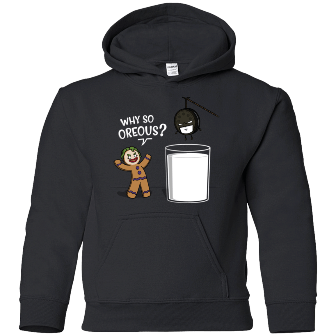 Sweatshirts Black / YS Why So Oreous Youth Hoodie