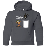 Sweatshirts Charcoal / YS Why So Oreous Youth Hoodie