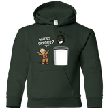 Sweatshirts Forest Green / YS Why So Oreous Youth Hoodie